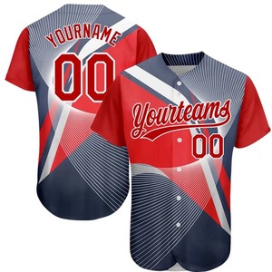 Camiseta de Béisbol Personalizada de Alta Calidad para Ropa Deportiva y Uniformes con Logotipo de Equipo - Product Image 1