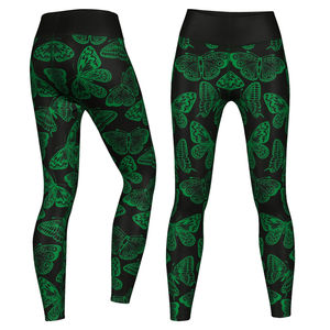 Leggings Deportivos Transpirables Antibacterianos Sin Costuras de Cintura Media para Mujer, para Correr, Yoga, Fitness, Gimnasio, Colores y Logotipo Personalizables - Product Image 1