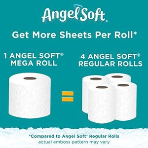 Papier toilette Angel Soft, 484 feuilles par rouleau, 12 rouleaux (paquet de 1) - Product Image 6