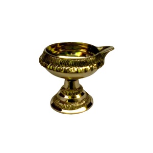 High Quality Brass Kuber <b>Deep</b> Stand with Shiny Polish Finish For Temples and Churches For Diwali Celebrations . - Product Image 4