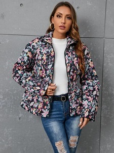 Best-Selling <b>Lightweight</b> <b>Woman</b> Puffer <b>Jacket</b> Coat Windproof and Quick Dry Winter Warm with Breathable Feature Woven Method - Product Image 3