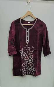 Marun เสื้อกล้ามดีไซน์ชิคาคาริทำมือลำลอง, เสื้อปักกระดุมตกแต่งลวดลายเรขาคณิตยาวสั้นสำหรับฤดูใบไม้ผลิฤดูใบไม้ร่วง - Product Image 2