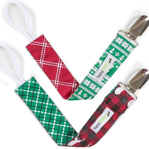 Thực phẩm tái sử dụng lớp bông unisex núm vú núm vú núm vú Clip Hot Bán sản phẩm thép đầy màu sắc khóa bé núm vú Clip - Product Image 1