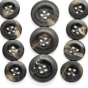 Natural Wholesale Buffalo Horn Finished Button Blank for Clothing Accessories High Quality - Product Image 1