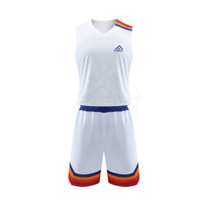 Diseño único de alta calidad uniforme de baloncesto de secado rápido para hombres al por mayor conjunto de uniforme de baloncesto - Product Image 1