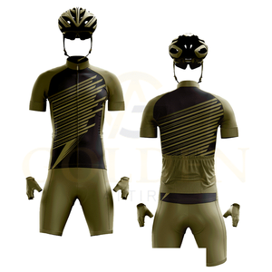 Combinaison de cyclisme professionnelle à manches courtes de qualité supérieure, respirante, confortable et durable, vente en gros personnalisée - Product Image 1