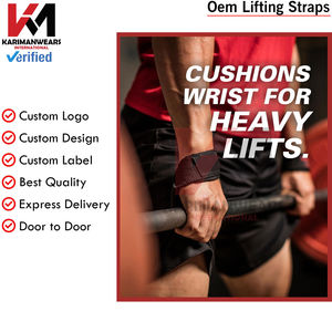 Correas de Muñeca para Levantamiento de Pesas, Gimnasio, Peso Muerto, Entrenamiento, Algodón Premium Acolchado, Agarre para Hombres y Mujeres, Reduce la Fatiga de las Manos - Product Image 5