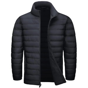 Chaqueta Acolchada Impermeable con Cuello Alto y Aislamiento para Invierno, con Bordado e Impresión de Logotipo Personalizado - Product Image 1