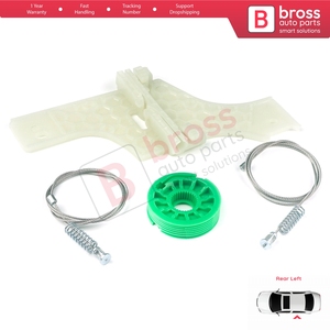 BWR1163 Window Regulator Repair Kit Rear Left for 508 MK1 W23 8D 8E 2010-2018 4/5 <b>Door</b> 9223H6 - Product Image 3