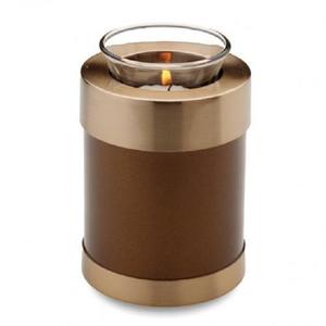 โกศบรรจุอัฐิทองเหลืองประดับมุก ผลิตโดย Razvi International อินเดีย - Product Image 3