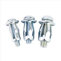 Stainless Steel Petal-Shaped Embedded Nut Expansion Screw Toggle Bolt ASTM Standard Grade 304/316 Inch for Hollow Walls Iron