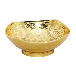 Cuenco de latón antiguo de diseñador con estilo, Venta caliente, mesa de sopa y cena de calidad, servicio de comida para ensaladera de frutas al por mayor - Product Image 1