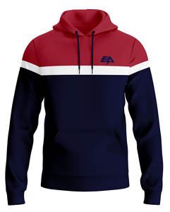 เสื้อมีฮู้ดแบบสวมหัวพิมพ์โพลีเอสเตอร์100% พิมพ์ลายดิจิทัลขนาด XS 3D - Product Image 1