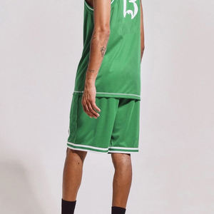 กางเกงขาสั้นบาสเก็ตบอลปักลายสำหรับผู้ชายมีกระเป๋าระบายอากาศได้ดีพิมพ์ลายคลาสสิก - Product Image 5