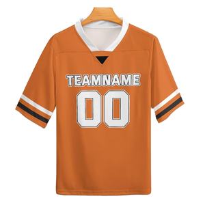 Camiseta de Fútbol Americano Sublimada Profesional de Manga Corta - Ropa Deportiva con Diseño Personalizado Estampado de Alta Calidad BY BS 2026 - Product Image 1