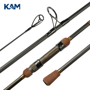 <span class=keywords><strong>Canne</strong></span> à pêche à la <span class=keywords><strong>carpe</strong></span> en carbone OEM 3,<span class=keywords><strong>6</strong></span> m en 2 brins, action parabolique 3,0 lb avec guides SiC et poignée fendue en EVA marron - Product Image 1