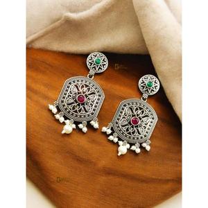 Pendientes de Plata con Cuentas de Piedra Réplica Monalisa, Regalo para Uso Casual en Fiestas, Producto Hecho a Mano al por Mayor - Product Image 4