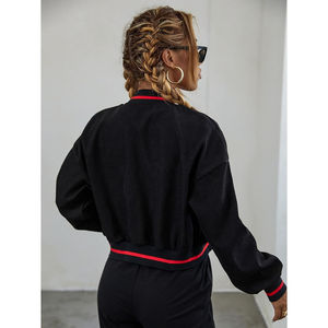 Veste de baseball en laine à manches longues pour femmes, best-seller, nouvelle collection - Product Image 2