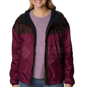 Chaqueta cortavientos impermeable con logotipo personalizado OEM para mujer, forro de nailon para exteriores de diseño personalizado para invierno - Product Image 5