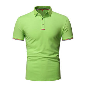 เสื้อโปโลสำหรับผู้ชายเสื้อโปโลแขนสามส่วนวัสดุทนทานปรับแต่งได้ตามต้องการ - Product Image 1