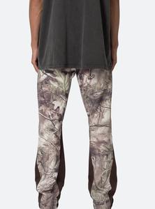 OEM Custom Striped Heavyweight men <b>camouflage</b> joggers Unisex Thick cotton Fleece Sweatpants plus size sportswear trackpants - Product Image 5