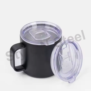 Gobelet droit en acier inoxydable disponible OEM/ODM tasse à café isolée sous vide tasse avec logo laser personnalisé - Product Image 2