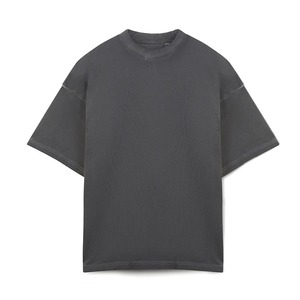 350GSM coton Jersey 10.3oz Premium coton luxe Boxy t-shirts surdimensionnés pour grande taille Streetwear t-shirts surdimensionnés vierges - Product Image 2