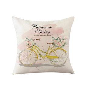 Housse de coussin brodée en pur coton 100% à imprimé personnalisé de style de luxe avec logo personnalisé - Product Image 3