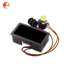 YJL Pantalla digital DC Motor Controlador de velocidad PWM Sin Interruptor de velocidad Vitrina CCM5D