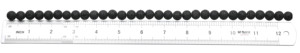 Cuentas Redondas Naturales de Lava Negra de 13 Pulgadas, Hilo de Cuentas de 10 a 12 mm para la Fabricación de Joyas - Product Image 6