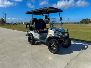 Carrito de Golf Eléctrico de 4 Plazas al Por Mayor, Estilo Clásico Blanco, Nuevo, Económico, Alcance de 30 km - Product Image 4