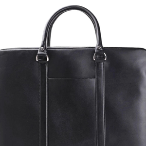 Elegante Maletín para Portátil de Cuero Marrón con Panel Solar, Cremallera, Correa de Hombro Ajustable, Estilo Casual, Impermeable, para Oficina, Trabajo, Escuela - Product Image 6