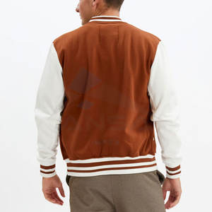 Chaqueta Universitaria de Béisbol Personalizada de Primera Calidad para Adultos y Jóvenes, Chaqueta Varsity de Lana Cálida de Invierno, Estilo Urbano Unisex para Hombre - Product Image 3