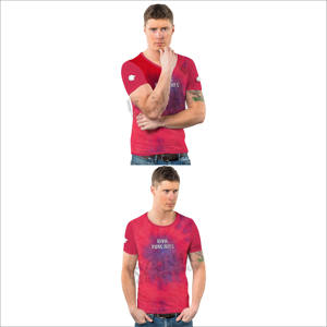 Camisetas ajustadas de último diseño Camisetas de moda con cuello redondo Camisetas de color personalizadas al mejor precio - Product Image 4