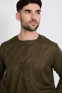 เสื้อผ้ามุสลิมแบบดั้งเดิมยาวถึงข้อเท้าผ้าคอตตอนสไตล์เรียบง่ายขนาดพิเศษ - Product Image 3