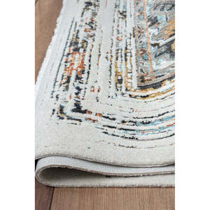 Tapis d'intérieur multicolore moderne HL004 de Netline Home Depot, 100 % polyester, anti-peluches, facile à nettoyer, durable pour la chambre à coucher et le bureau - Product Image 2