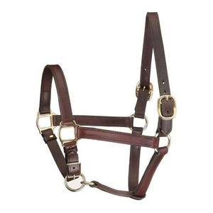 Bride de licou de cheval en cuir de qualité supérieure, fabricant indien - Product Image 5