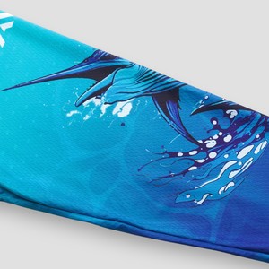 Camisa de pesca con capucha de secado rápido con estampado de camuflaje de sublimación de alta calidad OEM 100% poliéster antibacteriano UPF 50 - Product Image 3