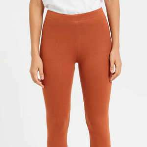 Ensemble de leggings pour femmes en coton 100 %, vêtements de sport, pantalon de yoga en coton biologique, leggings de yoga durables pour femmes, haute qualité, vente en gros - Product Image 4