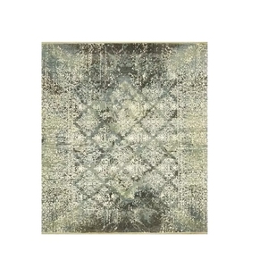 Collection de tapis de designer contemporains Élégant fait à la main moderne grande boucle Pile laine soie touffeté tapis de prière ensemble haut - Product Image 5