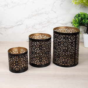 Nouvelle arrivée de qualité supérieure bougeoir votif en métal en fer fabrication de bougies taille personnalisée pour la décoration d'éclairage de table - Product Image 3