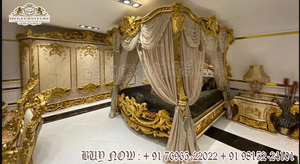 Conjunto de muebles de dormitorio Premium Platinum, cama lujosa de diseñador y dormitorio, conjunto de muebles de dormitorio - Product Image 6