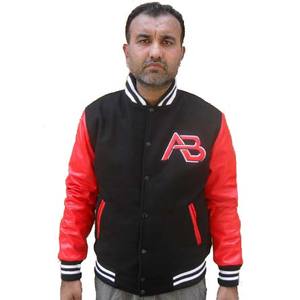 OEM personalizado de alta calidad de los hombres parche bordado cálido Universidad chaqueta Bomber Letterman Varsity chaqueta para los hombres - Product Image 4