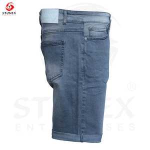Summer New Men Fashion Stretch Causal <b>Short</b> <b>Jeans</b> Denim <b>Shorts</b> Blue <b>Black</b> Denim Swear Mens <b>Shorts</b> - Product Image 3