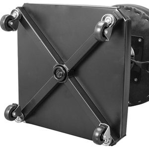 Taburete Neumático Rodante con Bandeja de Almacenamiento para Herramientas, Capacidad de Carga de 250 lb, Taburete Negro Impermeable, Fácil de Montar, GAPGAR040 - Product Image 6