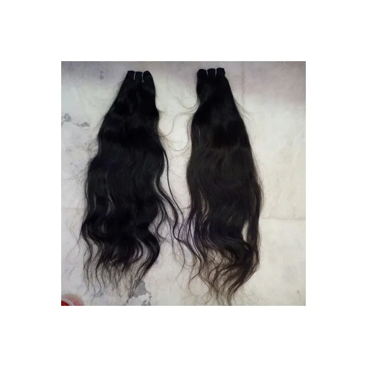 CUTICLE ALIGNED INDIAN WAVY SINGLE DONOR HAIR 100% NATURAL RAW UNPROCESSED HUMAN HAIR