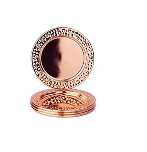 Sous-verre métallique en laiton, ensemble en aluminium, sous-verre métallique pour taille personnalisée, prix bon marché avec utilisation à la main - Product Image 4