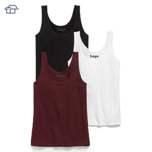 เสื้อกล้ามผู้ชายคุณภาพดีเยี่ยม ผ้าฝ้าย 100% คอกลม แบบเรียบ ระบายอากาศได้ดี ถักแบบไม่มีแขน เหมาะสำหรับออกกำลังกาย เสริมสร้างกล้ามเนื้อ - Product Image 4