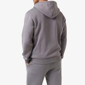 Sudaderas con capucha y pantalones holgados de gran tamaño personalizados de alta calidad, conjunto de chándales de invierno en blanco para hombres - Product Image 5