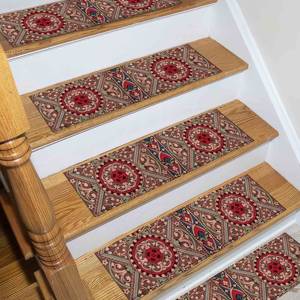 Alfombra con Estampado de Patrones Geométricos: Diseño Étnico Kilim, Moderna, Apta para Mascotas, Alfombra de Entrada - Product Image 1